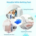 thumbnail image 4 of Foot Bath Shoes, Foot Soaking Bath Basin, Portable SPA Household Relaxation Bucket Boots, Movable Pedicure Foot Tub, 4 of 8