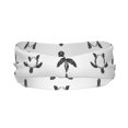 thumbnail image 3 of Uemuo Hand Drawn Turtle Printed Sports Headbands for Men Women,Moisture Wicking Workout Headband, Sweatband Headbands,Non-slip Workout Gym Yoga Headband, 3 of 9
