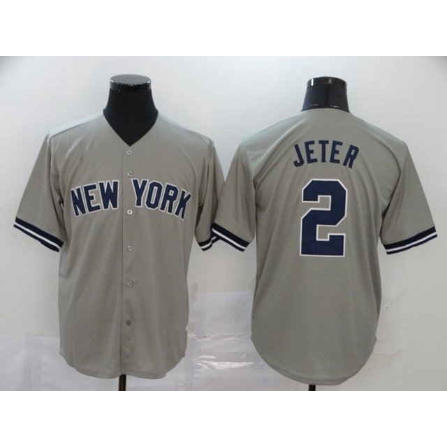 Baseball Jersey Yankees #99 Judge 2# Jeter 45# 27# Copy Player Name Jersey -WEVALLEY