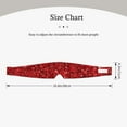 thumbnail image 3 of Yiaed Red Glitter Print Sleep Mask Blackout - Soft Eye Cover for Sleeping with Adjustable Veclro Breathable Eye Blindfold for Night Nap Travel, 3 of 7