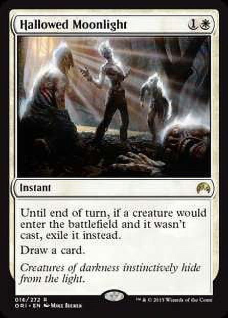 MtG Origins Rare Hallowed Moonlight #16