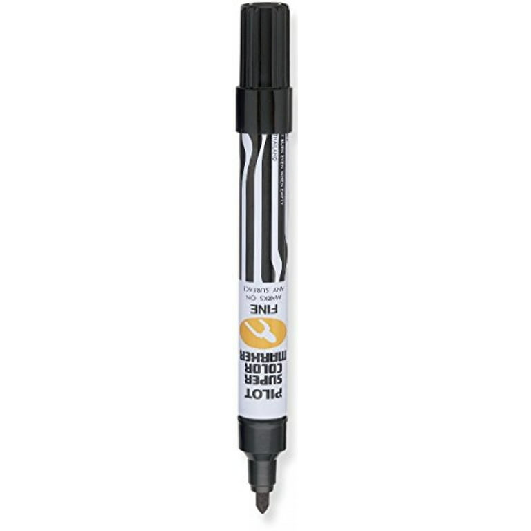 Pilot Super Color Permanent Marker - Ultra Fine Tip - Black – Rose Colored  Daze