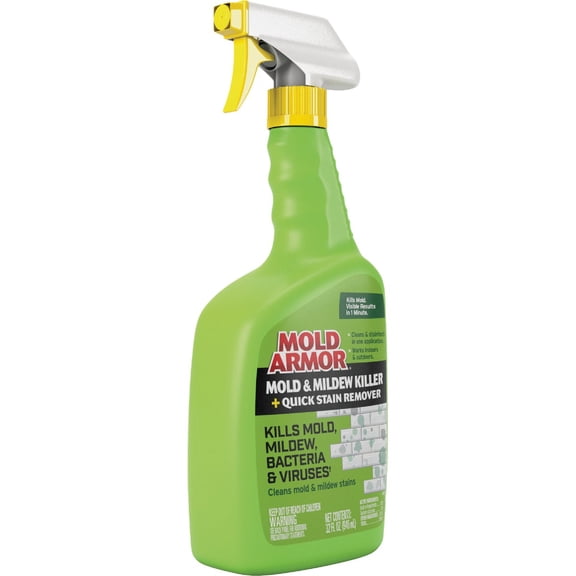 Home Armor Instant Mold & Mildew Stain Remover - Liquid Cleaner - 32 Oz