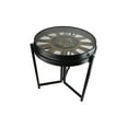 thumbnail image 3 of 21" Round Table With Moving Gear Clock, 3 of 6