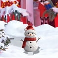 thumbnail image 1 of Card Slot Insert Christmas Snowman Ground Stake Art for Colorful Yard Decorations, 1 of 3