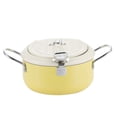 thumbnail image 1 of Olla freidora de acero inoxidable, olla pequeña para sopa, utensilios de cocina, freidora pequeña multiusos para verduras, aros de cebolla, bolas de amarillo, 1 of 8