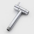 thumbnail image 3 of Brass Wall Mounted Faucet for Cold Water, Basin, Mop, Washing Machine Taps, Garden Taps, Chrome Finish P20250110768, 3 of 5