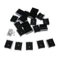 thumbnail image 4 of 20pcs Transistor MOSFET Disipador de calor Aluminio to-220 30mm MOS Disipador de calor Refrigeración Hugo Disipador de calor MOSFET, 4 of 10
