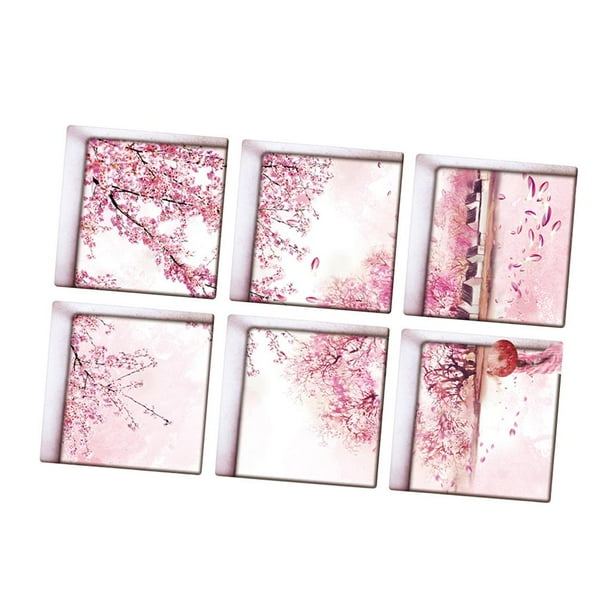 Pegatinas antideslizantes de PVC para bañera, tatuajes, apliques impermeables Flor