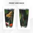thumbnail image 3 of Rocae butterflies and floral for 20 Ounces Stainless Steel Insulted Tumbler Car Cup Drink Mug Inspirational Graduate Present-Without Straw, 3 of 8