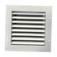 thumbnail image 1 of Rejilla de ventilación de aire con palanca de ajuste de suministro de aire, rejillas de barra lineal cuadradas modernas y duraderas 20cmx20cm, 1 of 9