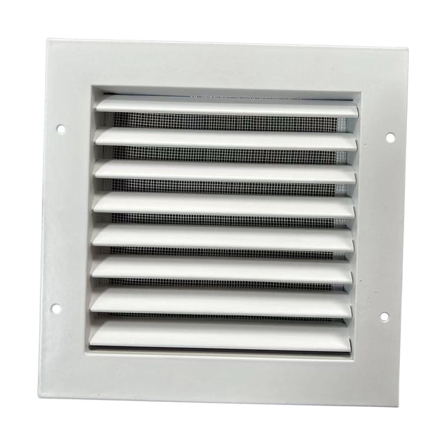 Rejilla de ventilación de aire con palanca de ajuste de suministro de aire, rejillas de barra lineal cuadradas modernas y duraderas 20cmx20cm