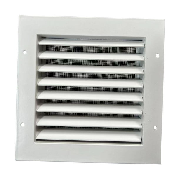 Rejillas de barra lineal, rejilla de ventilación de aire, rejilla de techo moderna, Deflector de ventilación de aire cuadrado, dirección para pared de 20cmx20cm