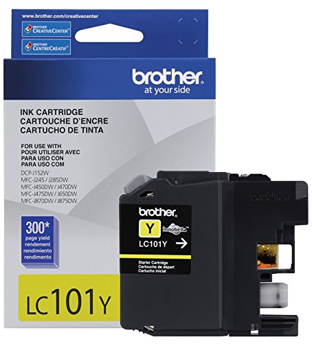 Buy Brother Printer LC101Y Yellow Ink 
