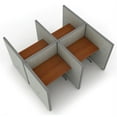 thumbnail image 3 of OFM RiZe 2 x 2 Privacy Workstation Unit in Beige and Maple, 3 of 7