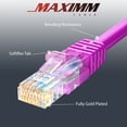 thumbnail image 4 of Cat 6 Ethernet Cable 8 Ft, 100% Pure Copper, Cat6 Cable (10 Pack) LAN Cable, Internet Cable, Patch Cable and Network Cable - UTP (Pink) 8 Feet, 4 of 7