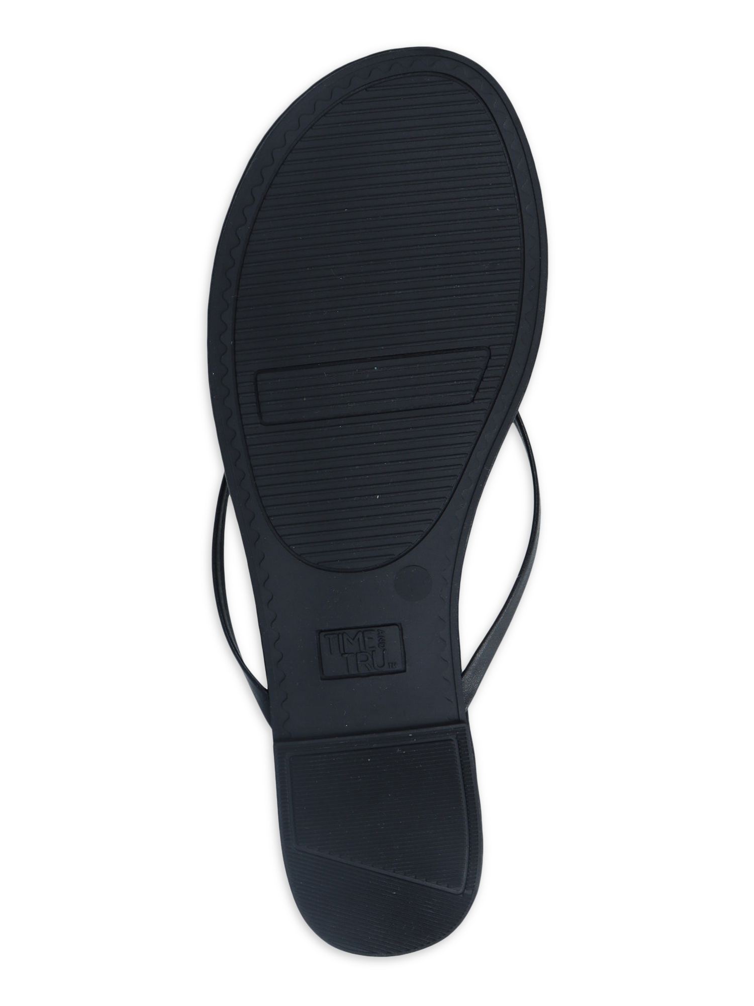 Time and Tru Women's Barely There Thong Sandals, Wide Width Available - image 5 of 6