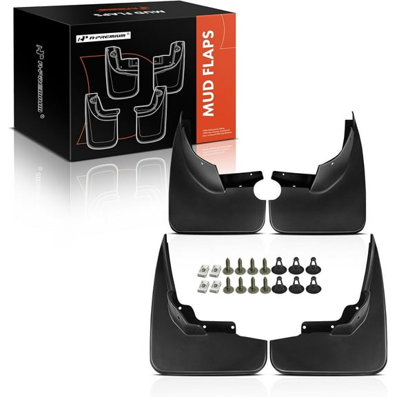 A-Premium Splash Guards Mud Flaps Mudflaps Replacement for Mercedes-Benz W164 ML320 2007-2009 ML350 2009-2011 ML500 Without Running Board 4-PC Set