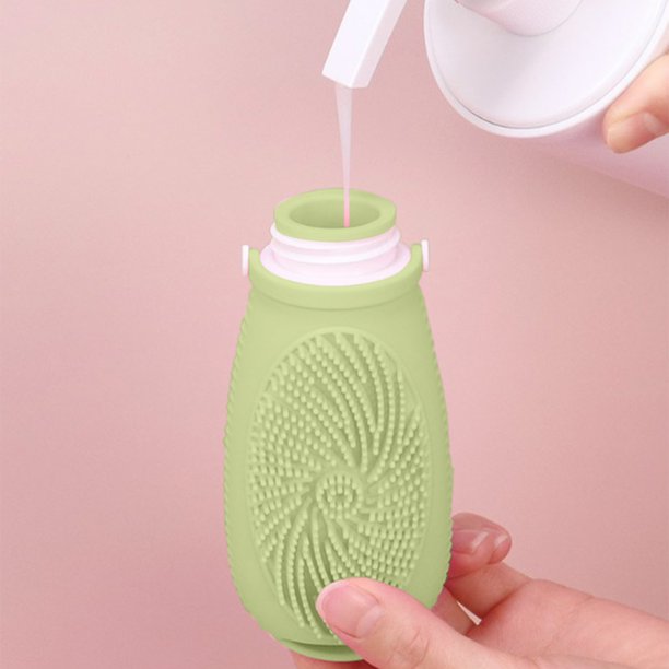 Fiudx Ofertas de la semana Botella de cepillo de baño, botella de loción de cosméticos portátil para champú y viaje de baño