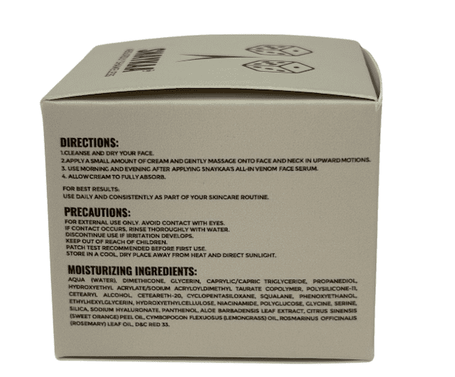 SNAYKAA Hydrating Face Moisturizer – Niacinamide, Hyaluronic Acid & Squalane – For Dry and Sensitive Skin – 1.76 fl oz