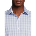 thumbnail image 3 of George Men's Classic Plaid Dress Shirt with Long Sleeves, Sizes S-3XL, 3 of 5