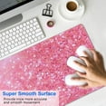 thumbnail image 4 of Stylish Pink Mouse Pad with Inspiring Quote - Large 31.5x11.8 in Desk Mat, Keyboard Pad, Laptop Protector - Lovely Addition to Pink Desk Accessories, 4 of 7