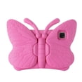 thumbnail image 2 of ELEHOLD Cute Kids Case for iPad Pro 11 Inch (2022/2021/2020/2018) / iPad Air 5th/4th Gen (2022/2020) Kids Friendly EVA Butterfly Wings Kickstand Heavy Duty Rugged Shockproof Protective Case,Rose, 2 of 6