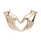 thumbnail image 1 of Broche de corazón y mano, broche, insignia, regalo para el Día de la Madre, decoración de atuendos, pin de solapa Oro, 1 of 9