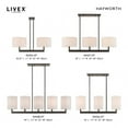 thumbnail image 3 of Hayworth 3 Light Linear Chandelier, 3 of 8