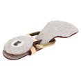 thumbnail image 1 of Cow Split Leather Bag Buckle Lock with Bronze Fittings, Soft Comfortable, Perfect for Handbags, Messenger Bags, Sewing Crafting, 1 of 7