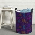 thumbnail image 6 of Rateoe Colorful Snake Pattern Round Laundry Hamper Basket, Tall Hamper Basket for Blanket Storage, Nursery Clothes Hamper for Laundry in Bedroom and College Dorm-Medium, 6 of 6