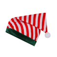 thumbnail image 4 of Sombrero Unisex para niños y niñas, gorro de Navidad a rayas con bola de felpa, Cosplay, accesorios para disfraces, 4 of 4