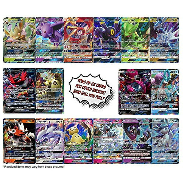100 Pokemon Cards Plus Energy Bonus 2 Legendary And Or Ultra Beast Pokemon Gx Or V Ultra Rare Cards Includes Assorted Pokemon Coin And Golden Groundhog Treasure Chest Storage Box