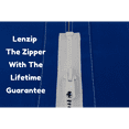 thumbnail image 6 of EZ-Xtend Lenzip #10 Separating Zipper for Canvas - Heavy Duty Cut to Length with Double Metal Locking Zipper Pull - Includes 2 Stainless Steel Zipper Bottom Stops (White, 60"), 6 of 8