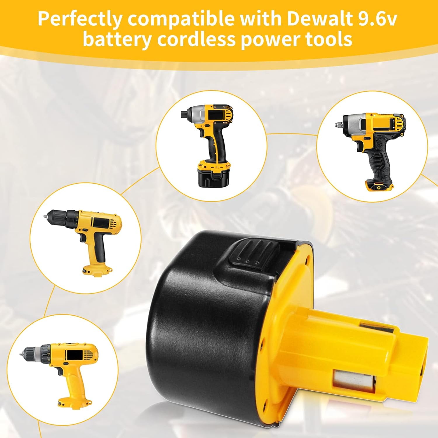 Ohyes Bat 3600mAh Ni-MH Battery Replacement, Compatible with