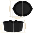 thumbnail image 4 of Wekvgz 2 Pcs Doublure en Silicone pour Mijoteuse avec Poignée Séparateurs de Mijoteuse de Qualité Alimentaire Doublures Réutilisables en Silicone pour Mijoteuse Lave-Vaisselle Pliable pour Mijoteuse Ronde Ovale 6-8Qt (Noir), 4 of 11