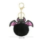 thumbnail image 3 of Llavero de Murciélago Peludo de Halloween con Pompón para Llaves de Coche, Bolso, Mochila o Accesorio para Monedero., 3 of 6