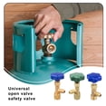 thumbnail image 4 of Abridor de botellas Riwesomey de válvula de Metal ABS Tipo 1 color verde, 4 of 6