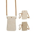 thumbnail image 2 of Gustave 2 Pcs Women Straw Crossbody Shoulder Bag Small Cell Phone Purse Summer Beach Woven Rattan Bags Casual Mini Satchel Pouch, 2 of 7