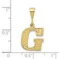 thumbnail image 2 of 10k Yellow Gold Letter Name Personalized Monogram Initial G Pendant Necklace Pendant for Women, 2 of 2