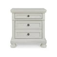 thumbnail image 4 of Signature Design by Ashley Robbinsdale 2 Drawer Nightstand, Antique White, 4 of 9