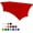 Red, variant on Eurmax 4Ft Rectangular Fitted Spandex Tablecloths Table Covers(Red)