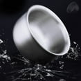 thumbnail image 1 of SHOWERORO 1PC Insulated Soup Bowl Stainless Steel Bowls Heat Insulation Silver for Daily Use, 1 of 8
