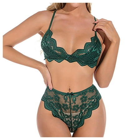 

Women Lingerie Set Floral Lace Women Fashion Sexy Lace Lingerie Two Piece Suit Intimates Sleepwear Underwear Lace Mesh Lingerie Sexy Sets Plus Size Sexy Lingerie Babydoll