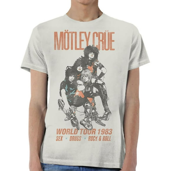 Motley Crue  Adult World Tour Vintage T-Shirt