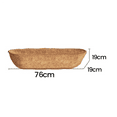 thumbnail image 4 of 30 Inch 6 Pack Trough Liners, Coconut Coir Fiber for Wall Basket , Window Box Liners, Garden Planter Baskets, 4 of 6