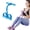 blue, variant on wondolla exercise band,Versatile Elastic Training Cord with Foot Loops & Hand Grips, Customizable Tension Workout Rope for Total‑Body Training, Lightweight Compact Gear for On the Go Fitness