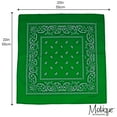 thumbnail image 6 of Motique Accessories 22 Inch Cotton Paisley Bandana, 6 of 6