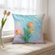 thumbnail image 5 of Funda de cojín decorativa de terciopelo artificial con estampado floral de doble cara | Suave detalle floral para el hogar, ideal para sala de estar, cama, sofá o silla., 5 of 8