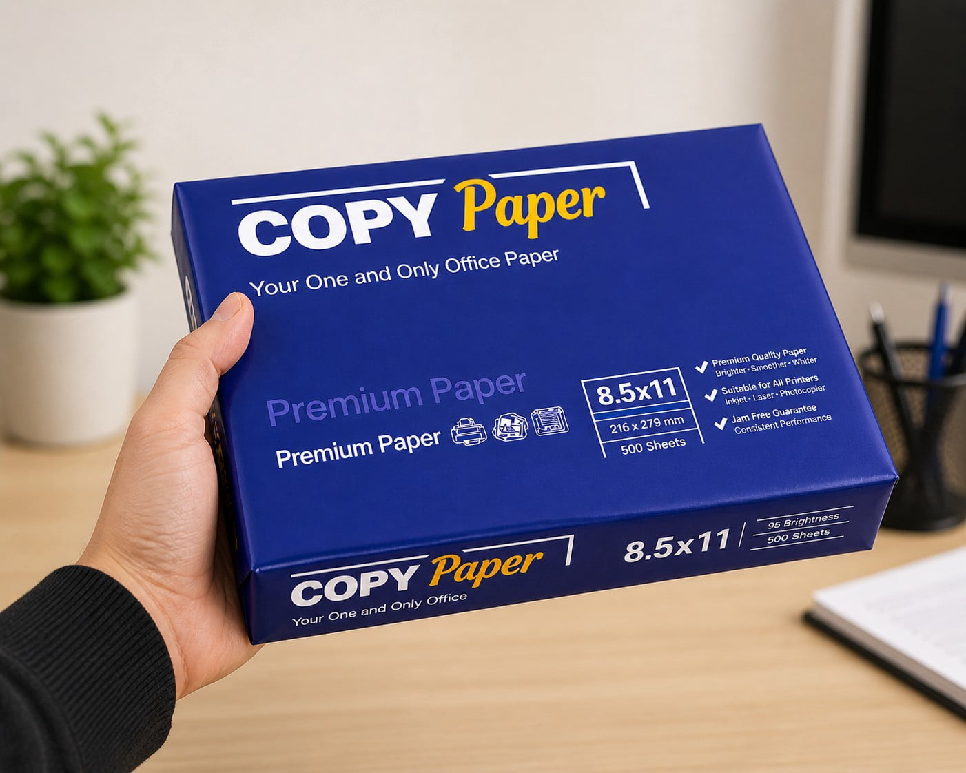 Copy Win Printer Paper, 8.5 ''x11'' 500 Sheets/Ream - White Paper